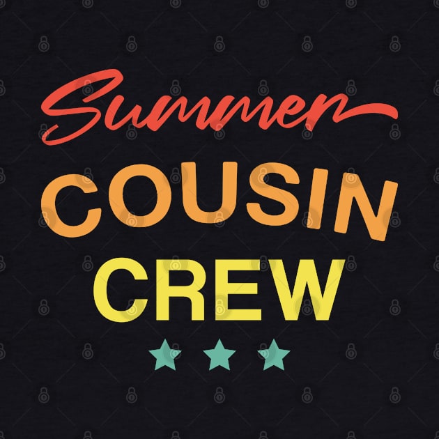 Summer Cousin Crew Funny Summer Matching Family by FOZClothing